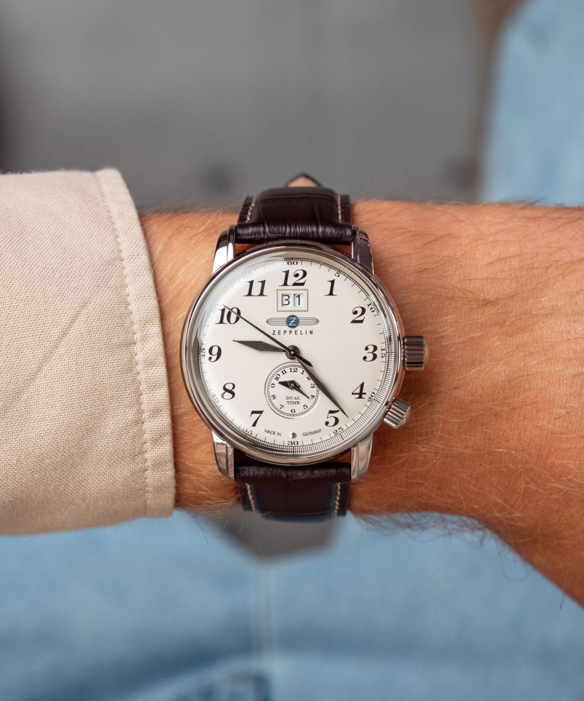 Годинник Чоловічий Zeppelin LZ127 Graf Zeppelin Dual Time