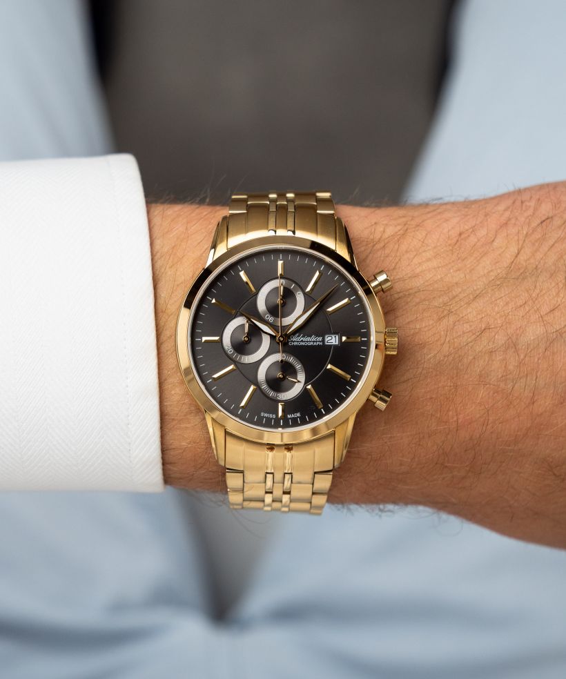 Годинник Чоловічий Adriatica Sapphire Chronograph