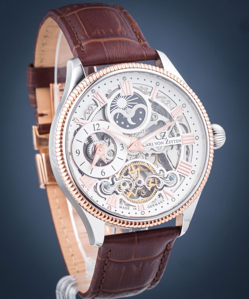 Годинник Чоловічий Carl von Zeyten Kirnbach Skeleton Automatic