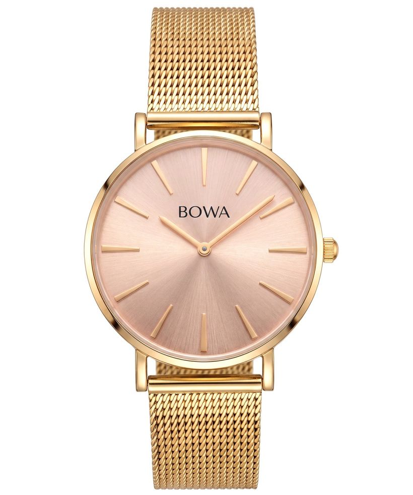 Годинник Жіночий BOWA New York Petite Pink-Gold Mesh 34