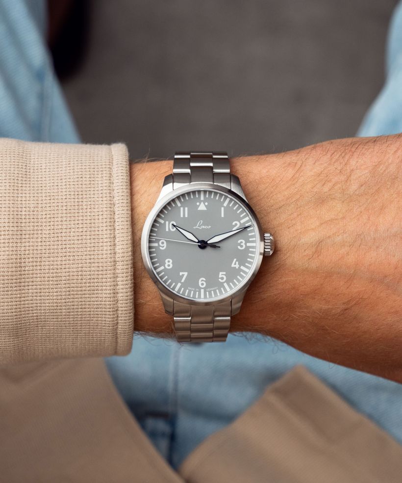Годинник Чоловічий Laco Augsburg Grau 42
