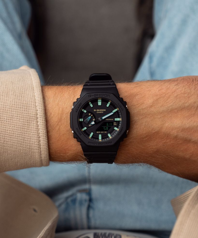 Годинник Чоловічий Casio G-Shock Octagon Original Carbon Core Guard