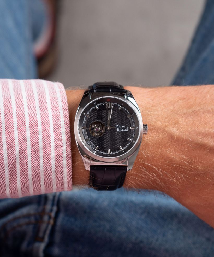 Годинник Чоловічий Pierre Ricaud Automatic Open Heart
