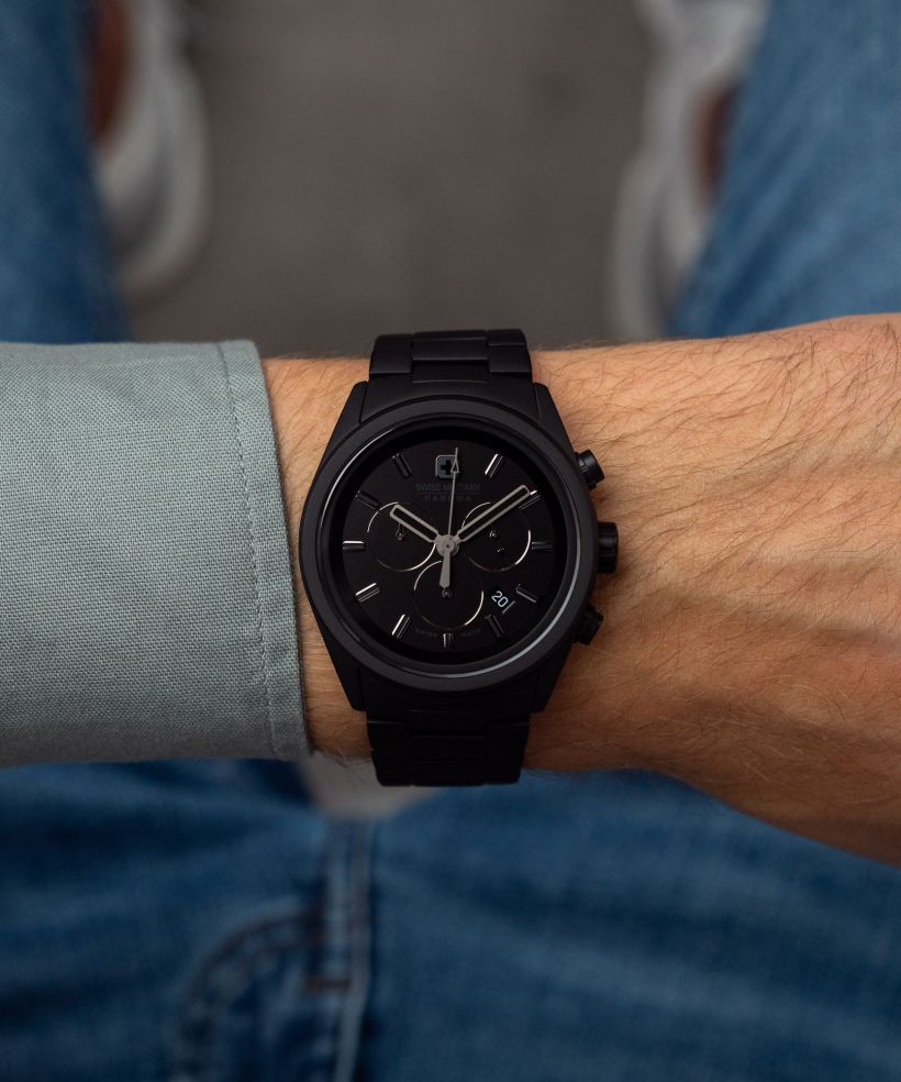 Годинник Чоловічий Swiss Military Hanowa Navalus Pro Stealth Chronograph