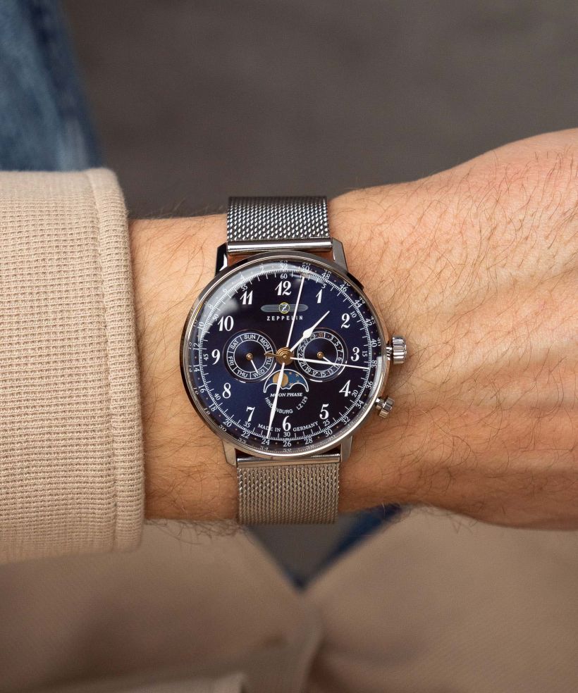 Годинник Чоловічий Zeppelin Hindenburg Moonphase