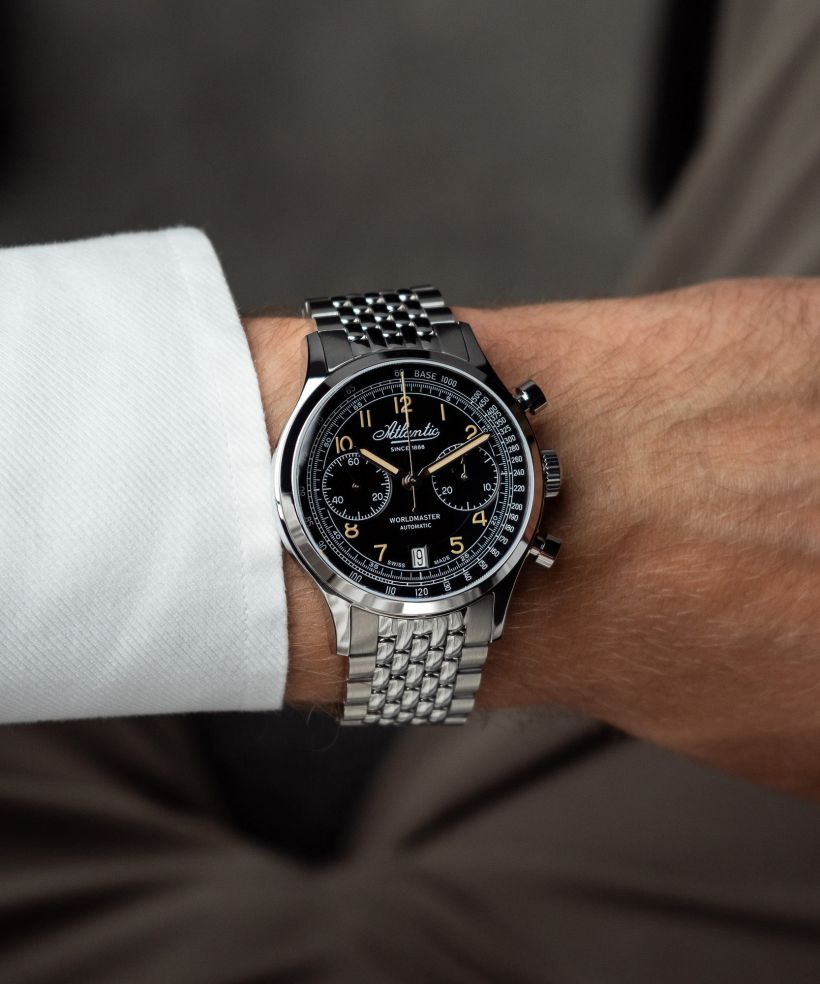 Годинник Чоловічий Atlantic Worldmaster Bicompax Automatic Legend Edition