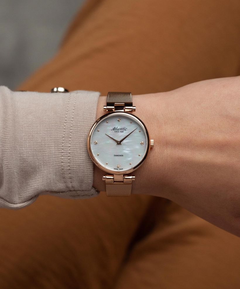 Годинник Жіночий Atlantic Elegance Royal Diamonds Edition