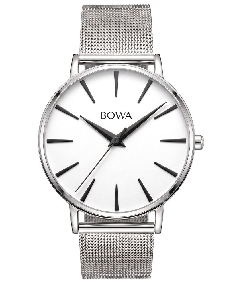 Годинник Жіночий BOWA Praha Silver Black-Tone mesh 38