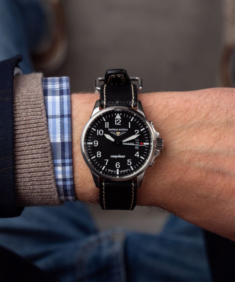 Годинник для Жінок і Чоловіків Bauhaus Aviation Tornado Automatic
