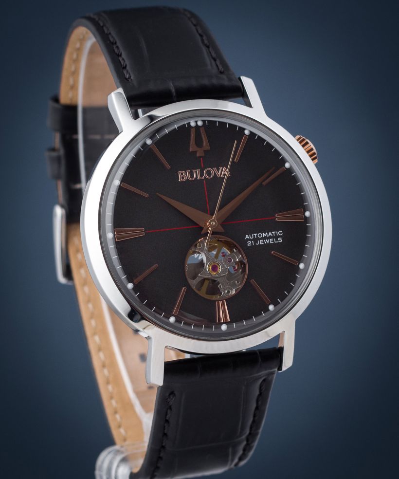 Годинник Чоловічий Bulova Classic Automatic Open Heart