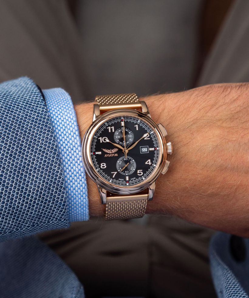 Годинник Чоловічий Aviator Douglas DC-3 Chronograph Limited Edition