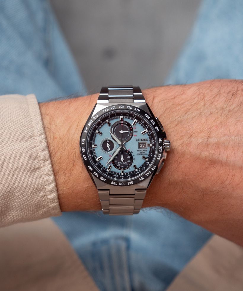 Годинник Чоловічий Citizen Radio Controlled Super Titanium Eco-Drive