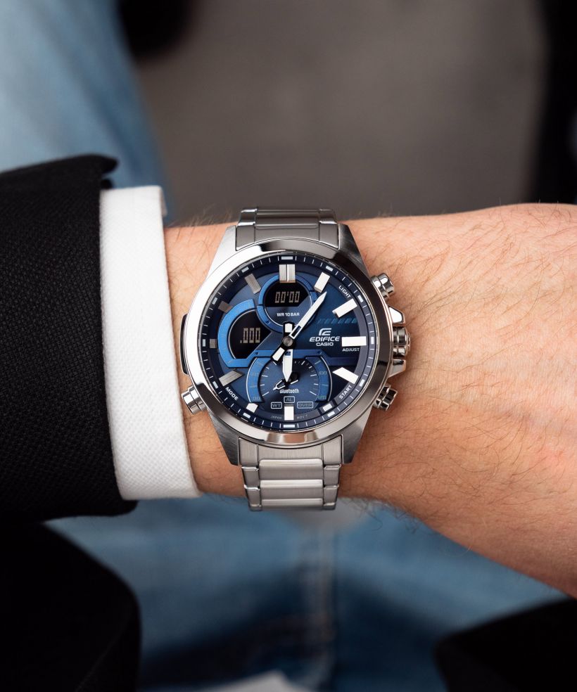Годинник Чоловічий Casio Edifice Bluetooth Premium Schedule Timer Sapphire