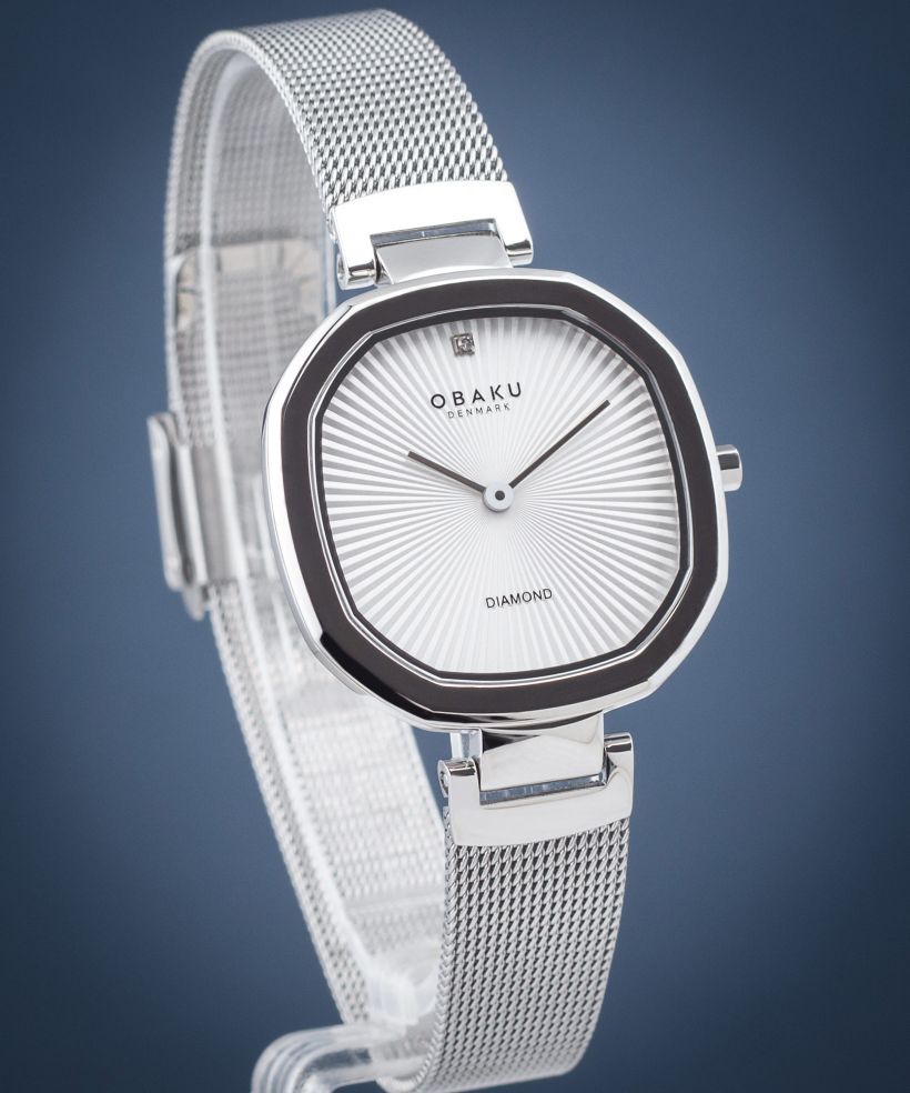 Годинник Жіночий Obaku Brilliant Steel Diamond