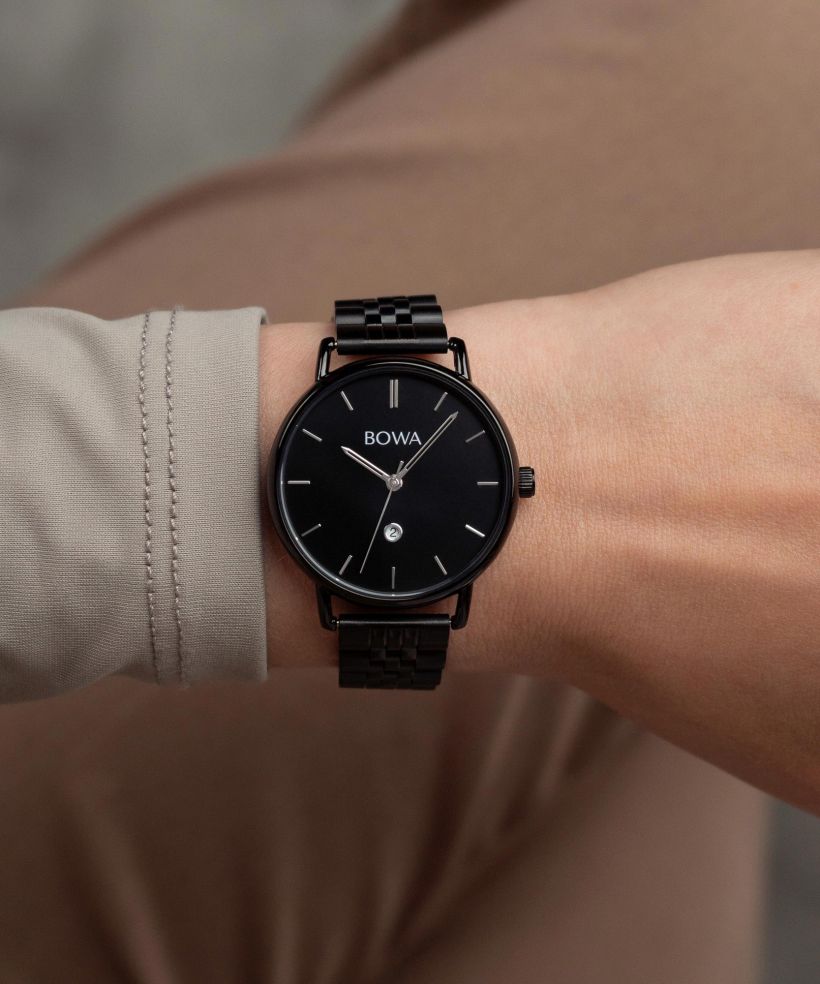 Годинник Жіночий BOWA Milan Black-Silver Tone Steel 34