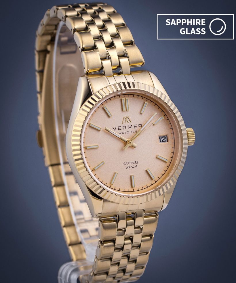 Годинник Жіночий VERMER Ionian Lady Full Gold Steel