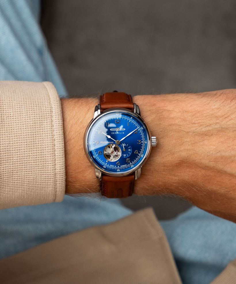 Годинник Чоловічий Zeppelin Méditerranée Open Heart Automatic