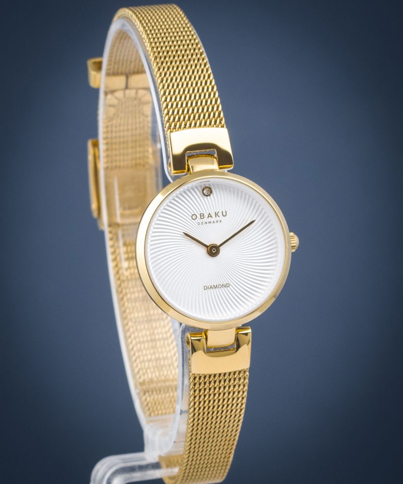 Годинник Жіночий Obaku Diamant Petite Gold