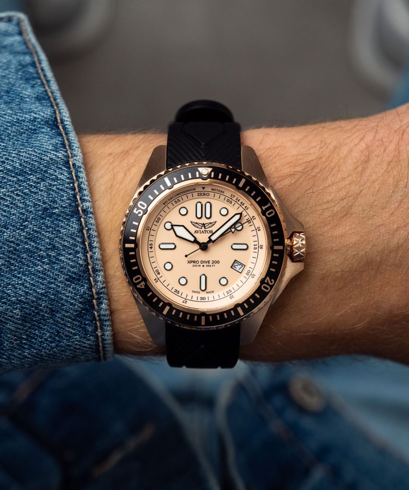 Годинник Чоловічий Aviator XPRO Dive 200
