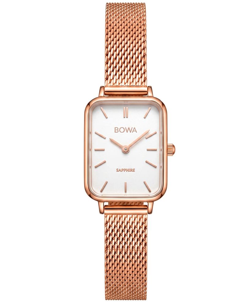 Годинник Жіночий BOWA Dubai White Rose-Gold Mesh 20