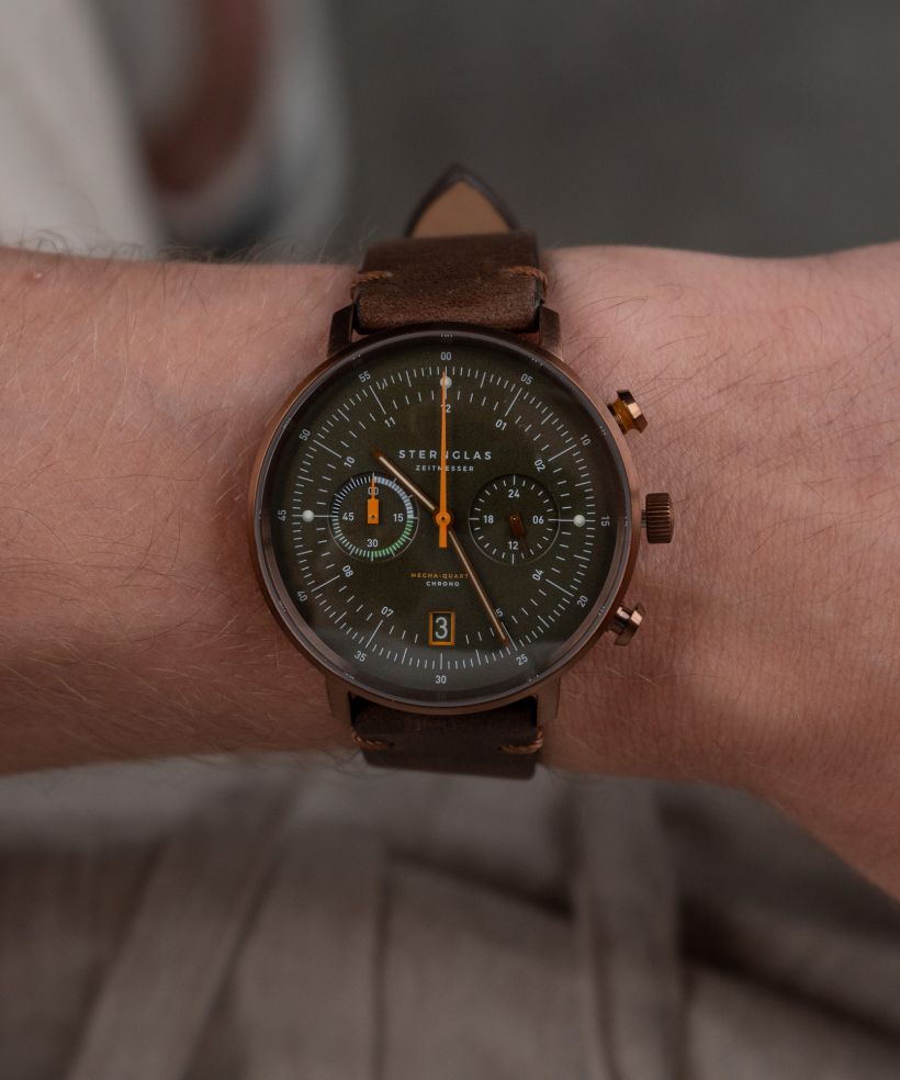 Годинник Чоловічий Sternglas Hamburg Mecha-Quartz Chrono