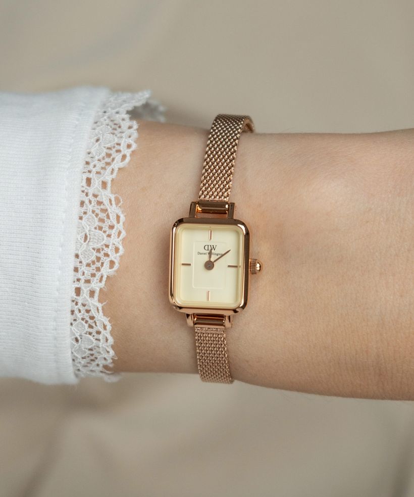 Годинник Жіночий Daniel Wellington Quadro Mini Melrose Champagne 15