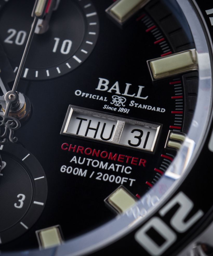 Годинник Чоловічий Ball Engineer Hydrocarbon NEDU Chronometer Automatic Titanium Chronograph
