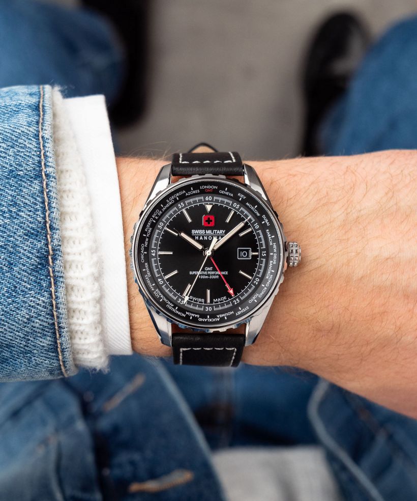 Годинник Чоловічий Swiss Military Hanowa Afterburn GMT