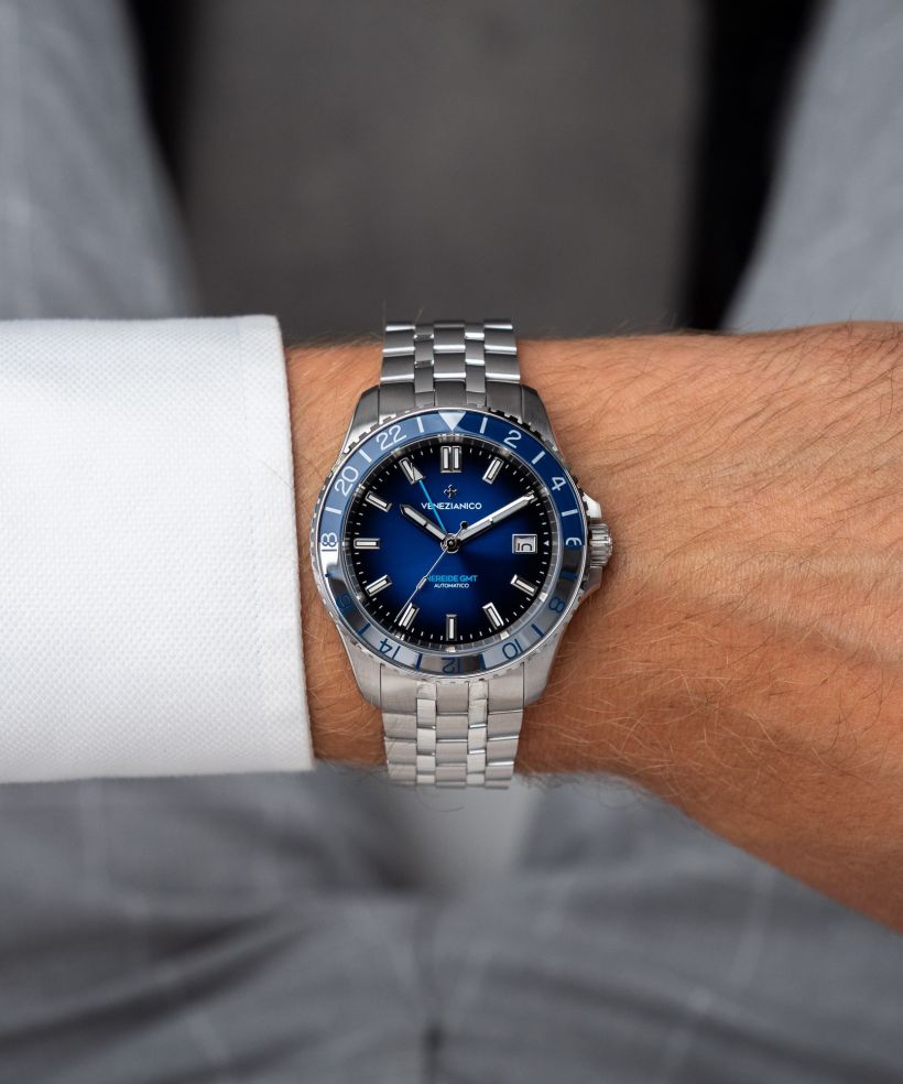 Годинник Чоловічий Venezianico Nereide GMT 39 Automatic