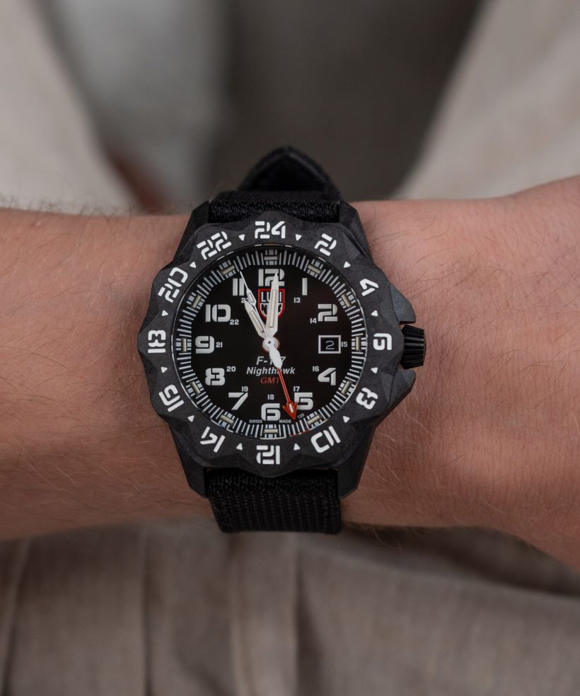 Годинник Чоловічий Luminox F-117 Nighthawk GMT 6400