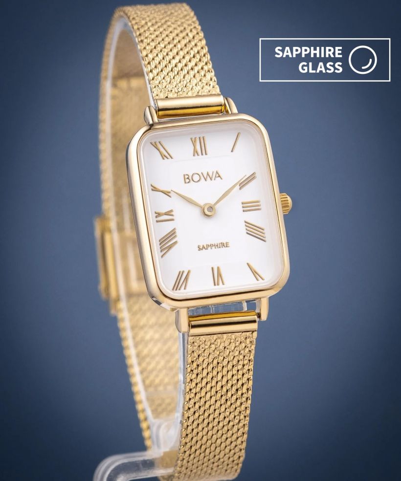 Годинник Жіночий BOWA Dubai White-Gold Mesh 20