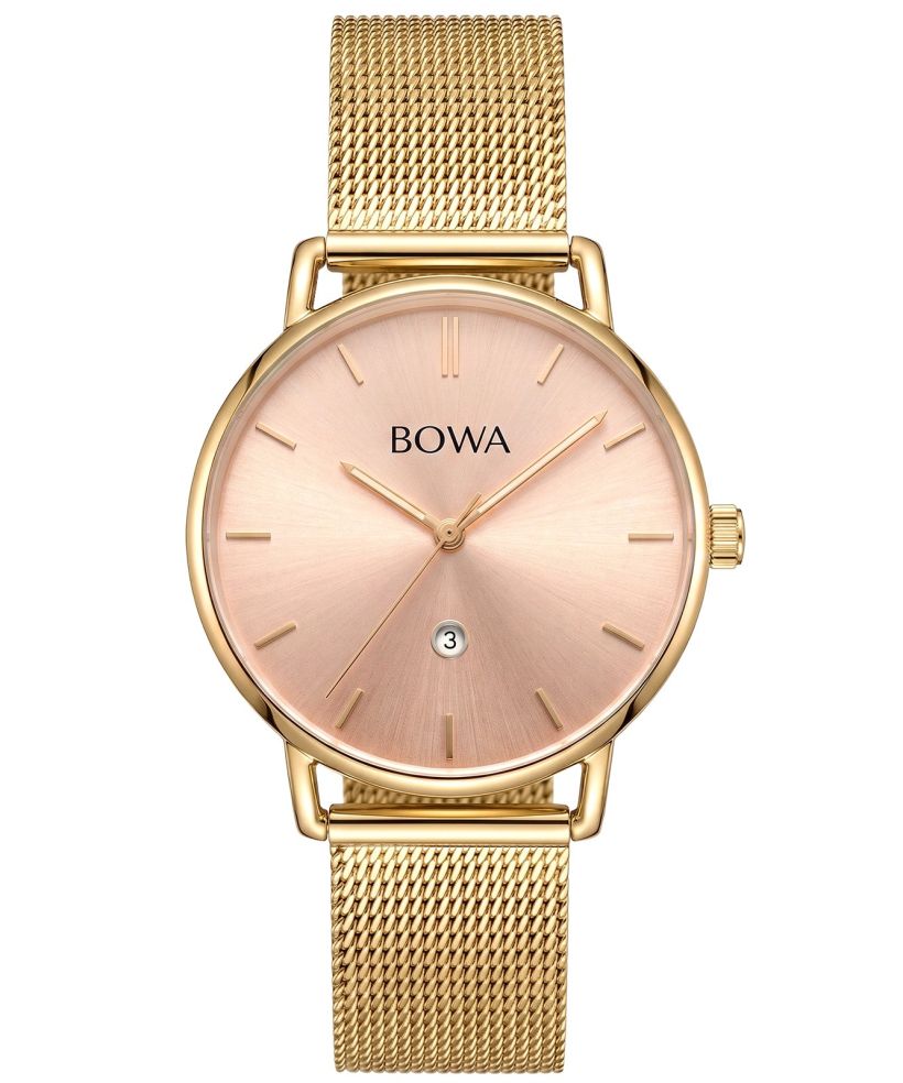Годинник Жіночий BOWA Milan Pink-Gold Mesh 34