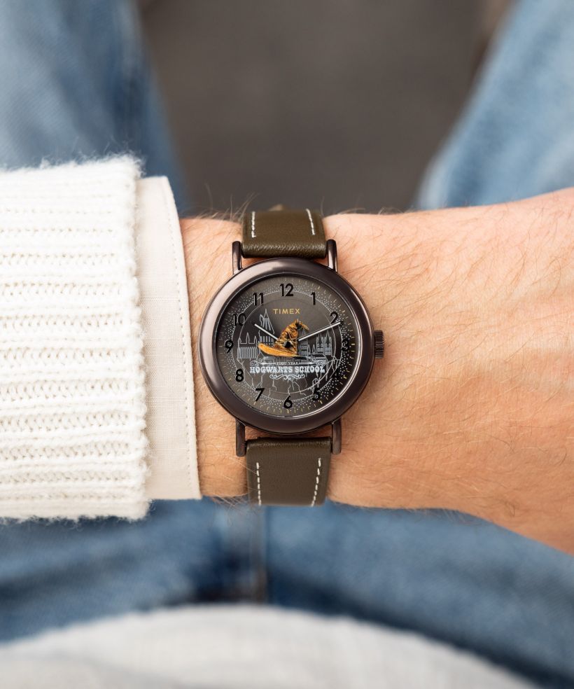 Годинник для Жінок і Чоловіків Timex Harry Potter X Weekender Sorting Hat 37mm Leather Strap