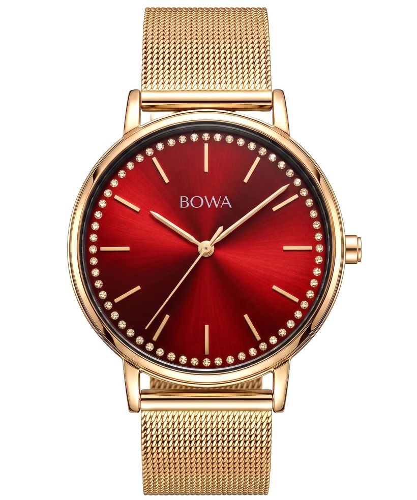 Годинник Жіночий BOWA Rio Red-Gold Mesh 38