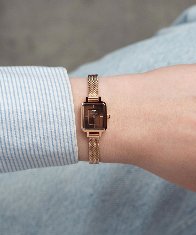 Годинник Жіночий Daniel Wellington Quadro Mini Melrose Amber 15