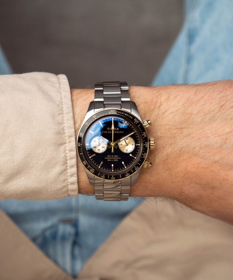 Годинник Чоловічий Timex Waterbury Heritage Chronograph