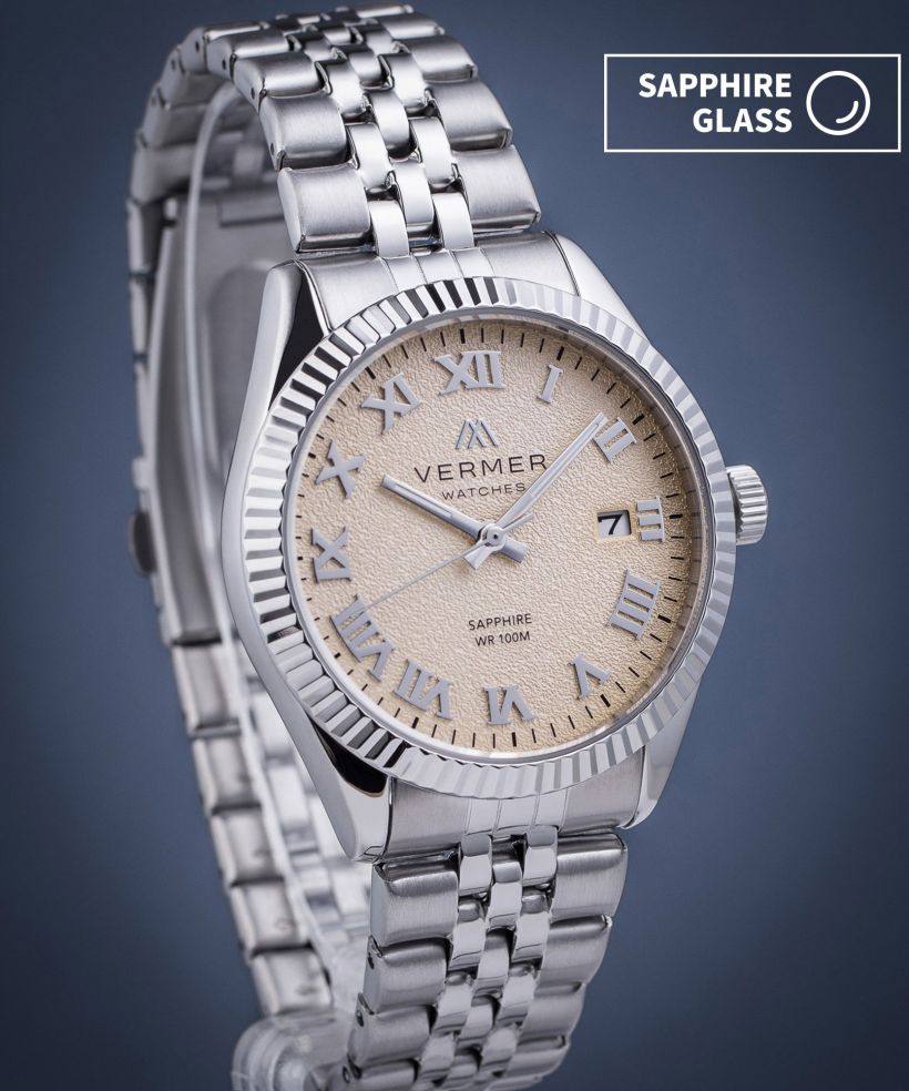 Годинник Чоловічий VERMER Aegean Gold Silver Steel