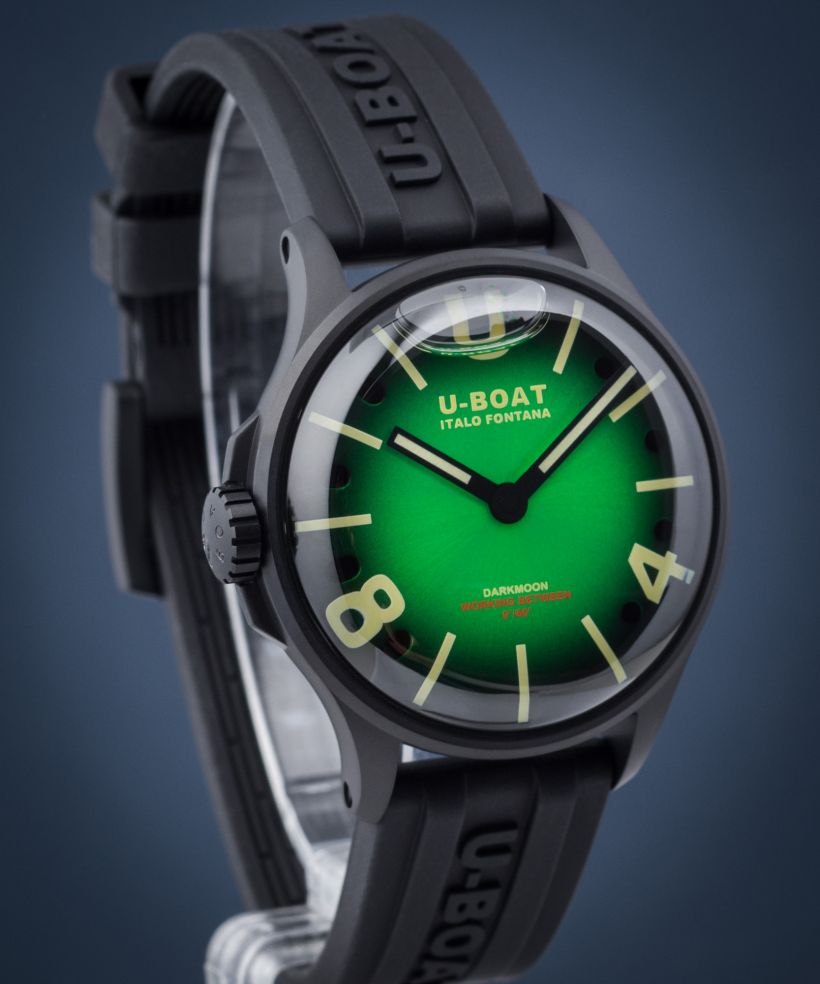 Годинник Чоловічий U-Boat Darkmoon 40mm Green PVD Soleil