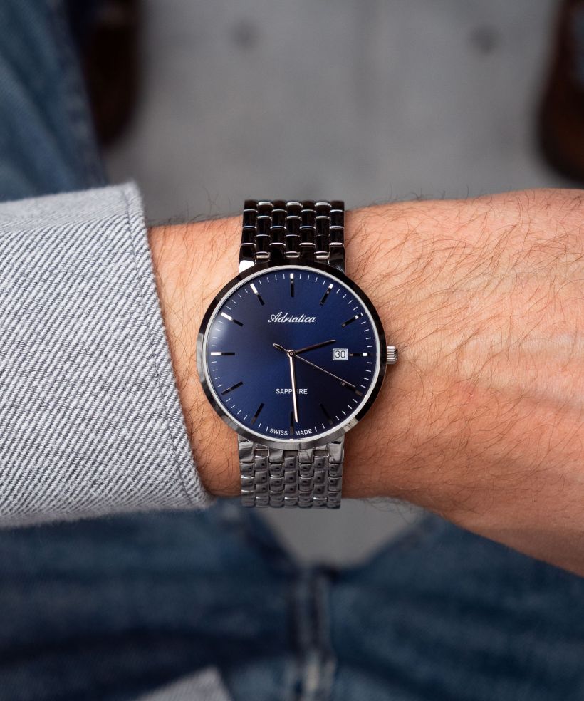 Годинник Чоловічий Adriatica Classic Sapphire
