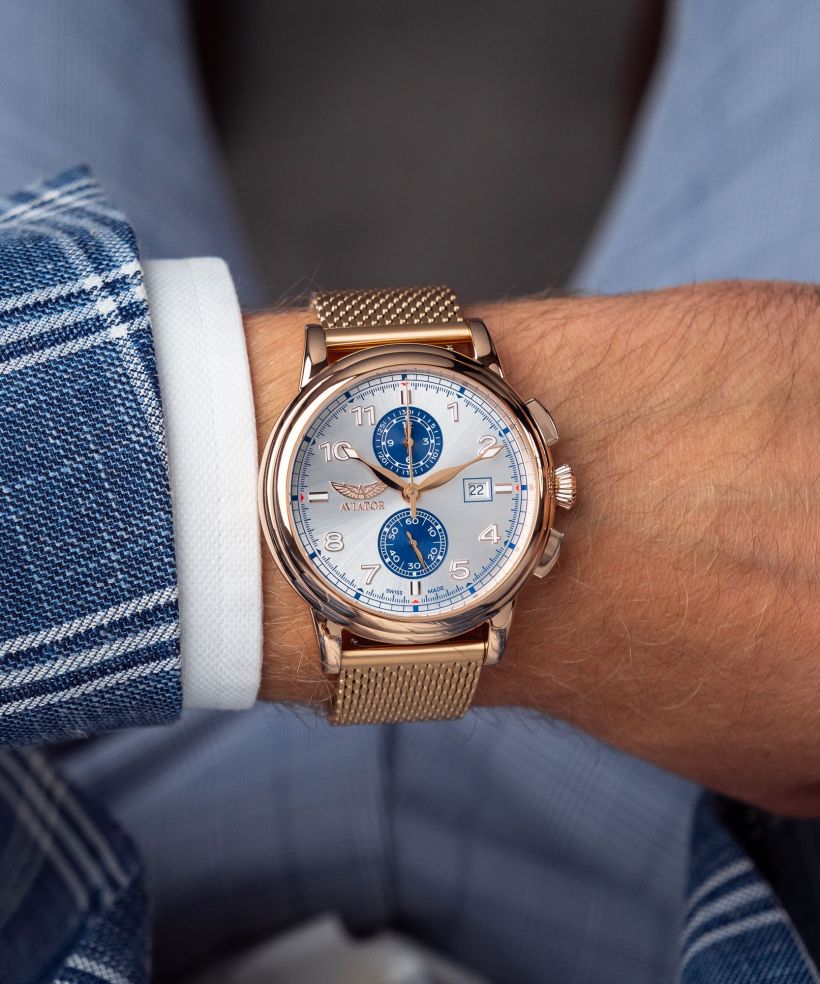 Годинник Чоловічий Aviator Douglas DC-3 Chronograph Limited Edition