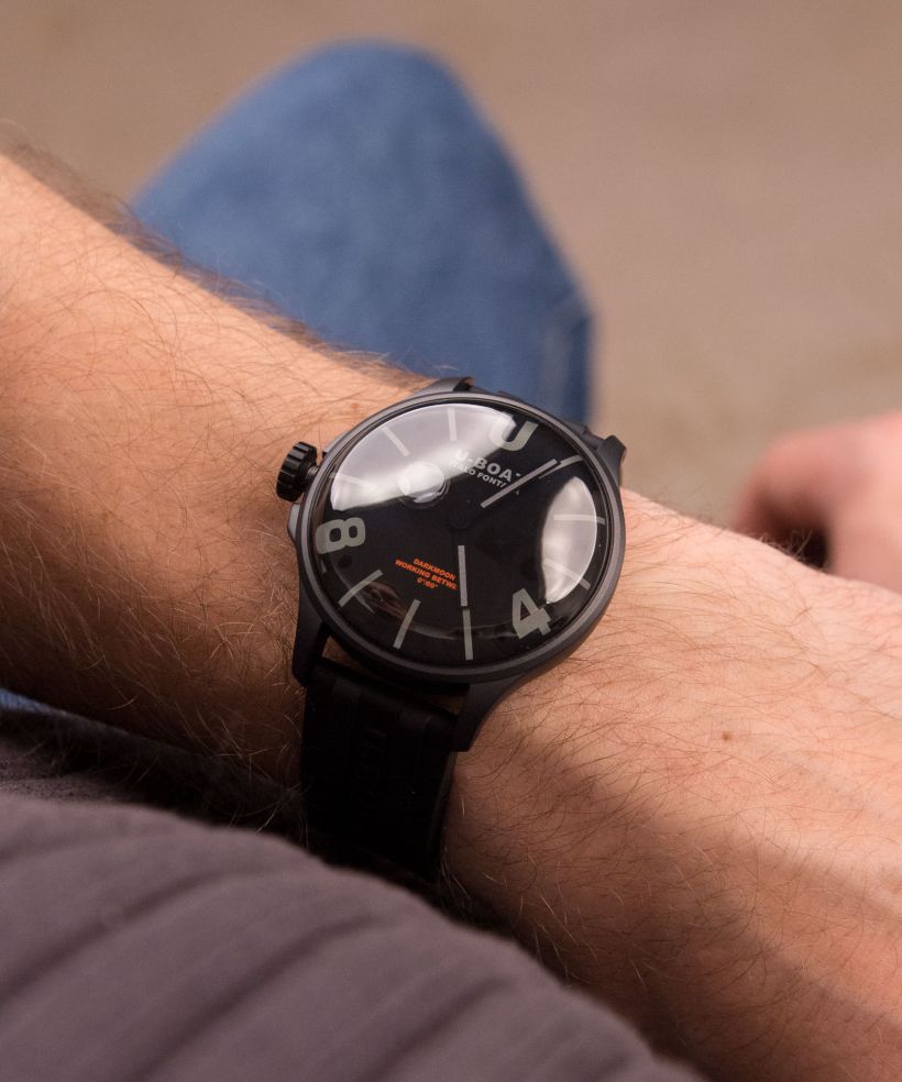 Годинник Чоловічий U-Boat Darkmoon 44mm BK Black PVD