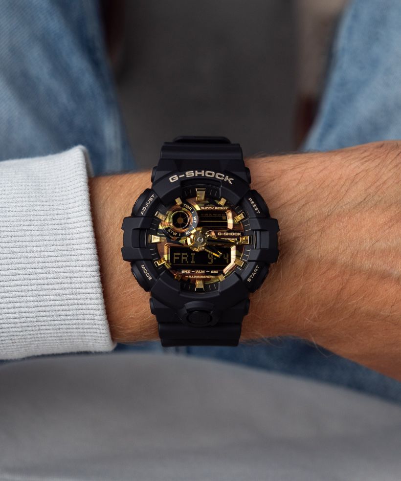 Годинник Чоловічий G-SHOCK Analog-Digital Bold Camo Series - Camo And Gold