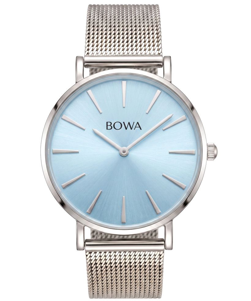 Годинник Жіночий BOWA New York Ice-Blue Silver Mesh 38