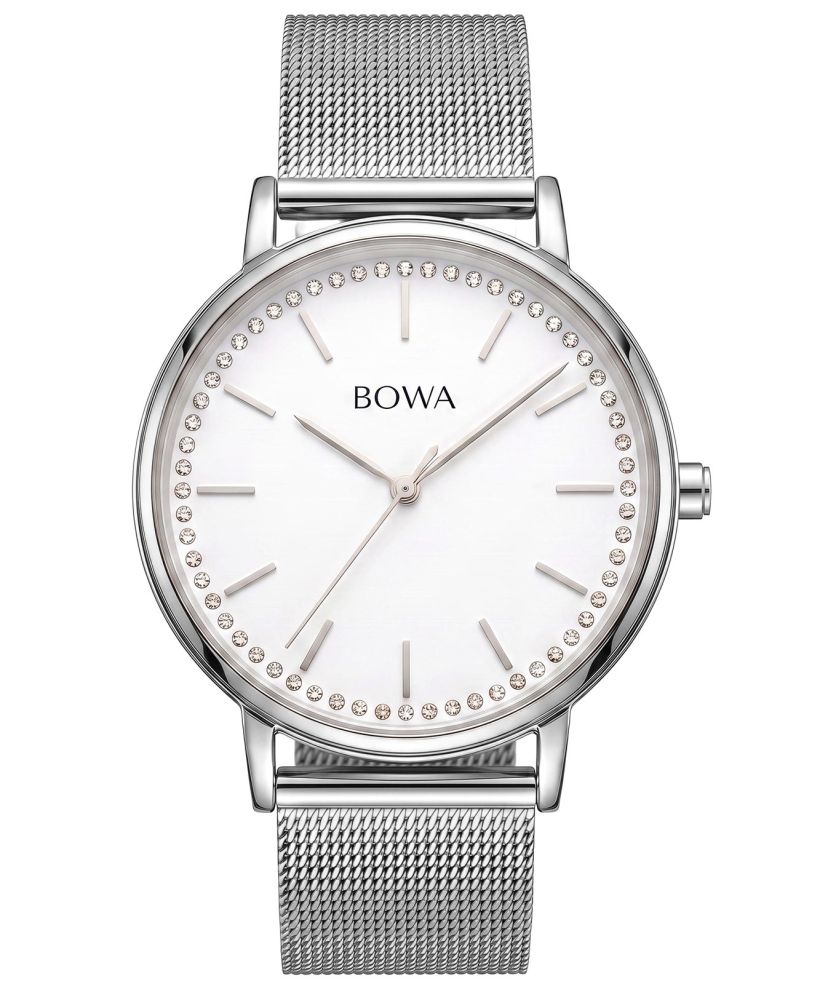 Годинник Жіночий BOWA Rio White-Silver Mesh 38