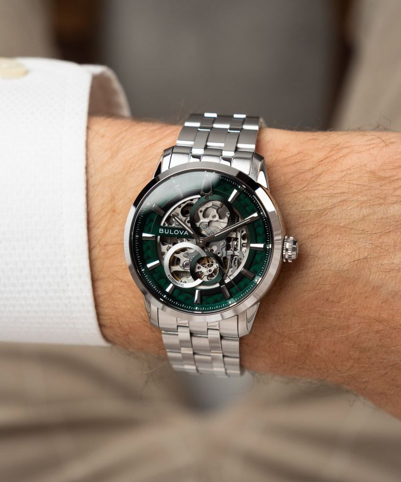 Годинник Чоловічий Bulova Sutton Automatic Skeleton