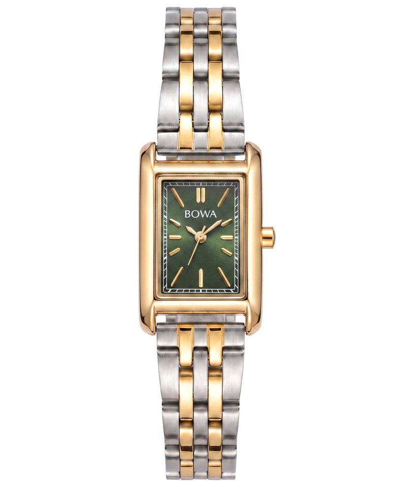 Годинник Жіночий BOWA Paris Green Silver-Gold Steel 20