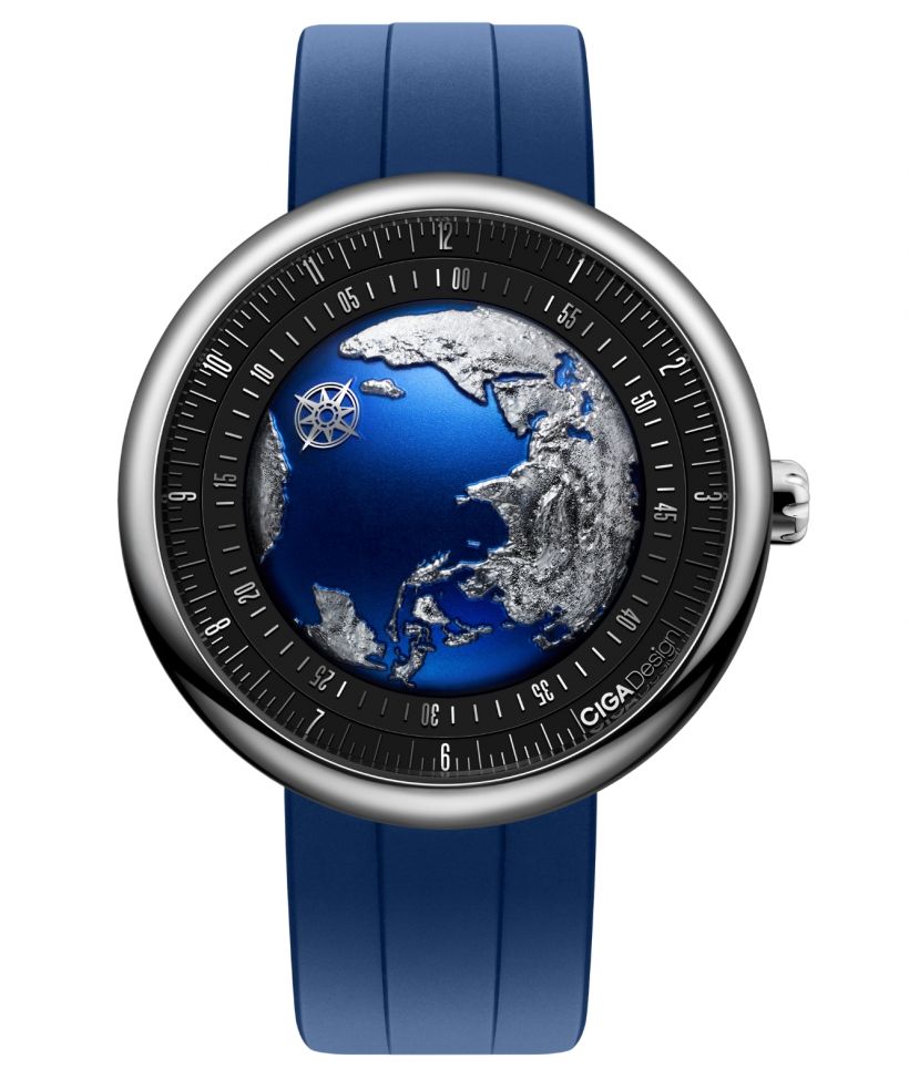 Годинник Чоловічий Ciga Design U Series Blue Planet II Automatic GPHG 2021 Titanium