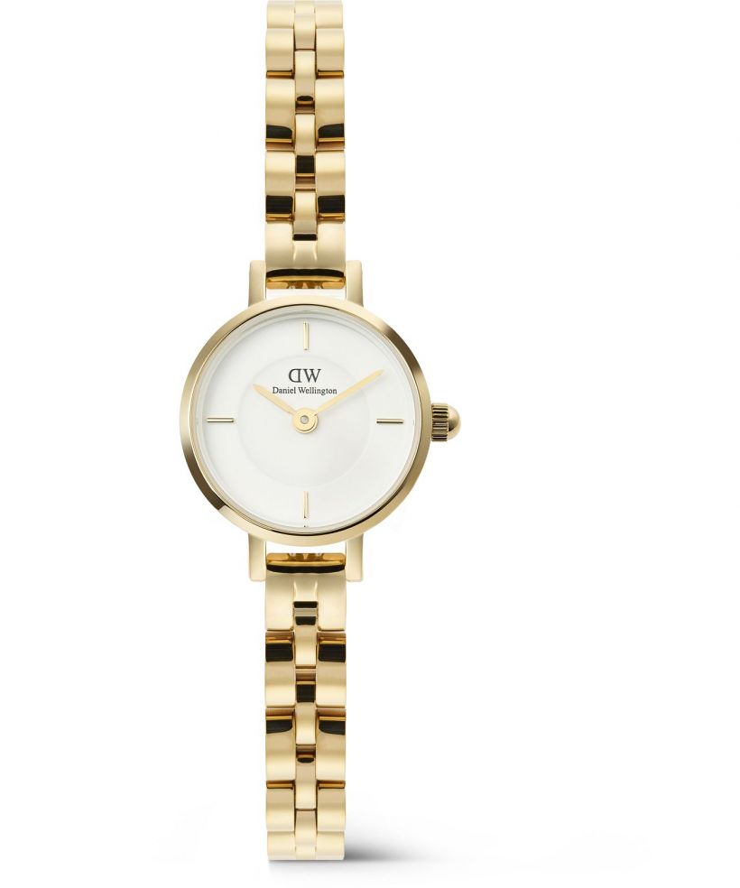 Годинник Жіночий Daniel Wellington Petite Mini Arch 3-link White Gold