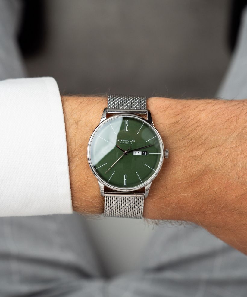 Годинник Чоловічий Sternglas Berlin Olive Green
