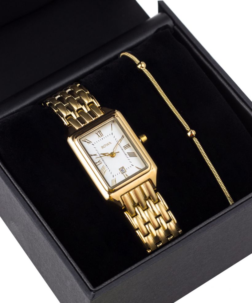 Годинник Жіночий BOWA Barcelona White Gold Steel 23 Gift Set